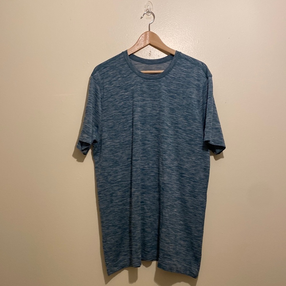 lululemon athletica Blue Short Sleeve Tee
